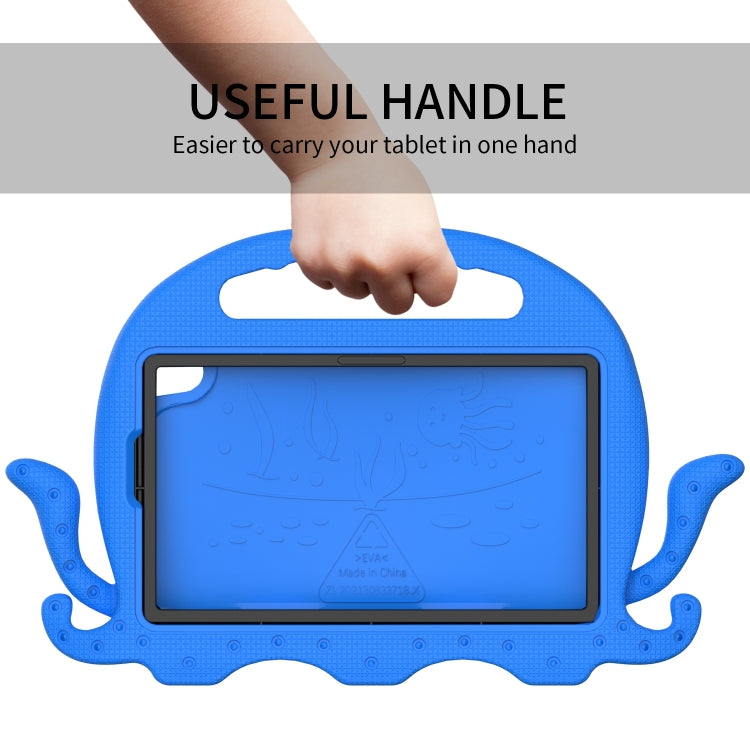 For Lenovo Tab M8 4th Gen Octopus Style EVA + PC Tablet Case with Strap(Blue)