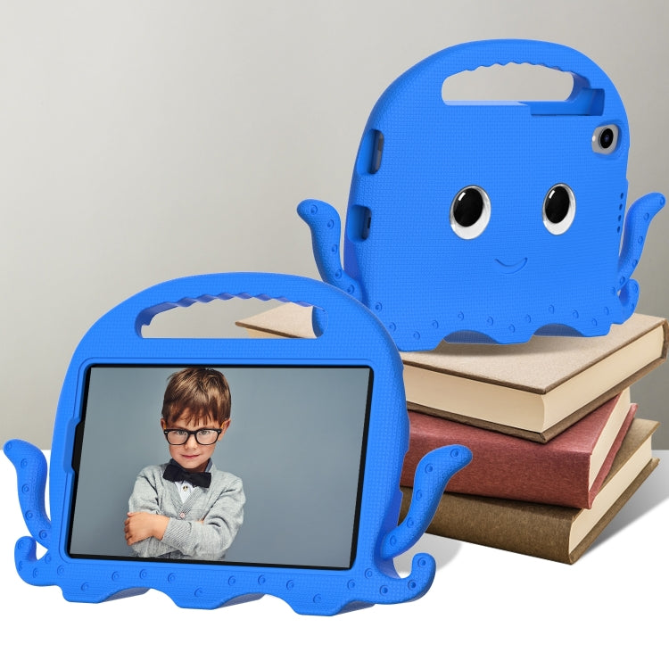 For Lenovo Tab M8 4th Gen Octopus Style EVA + PC Tablet Case with Strap(Blue)