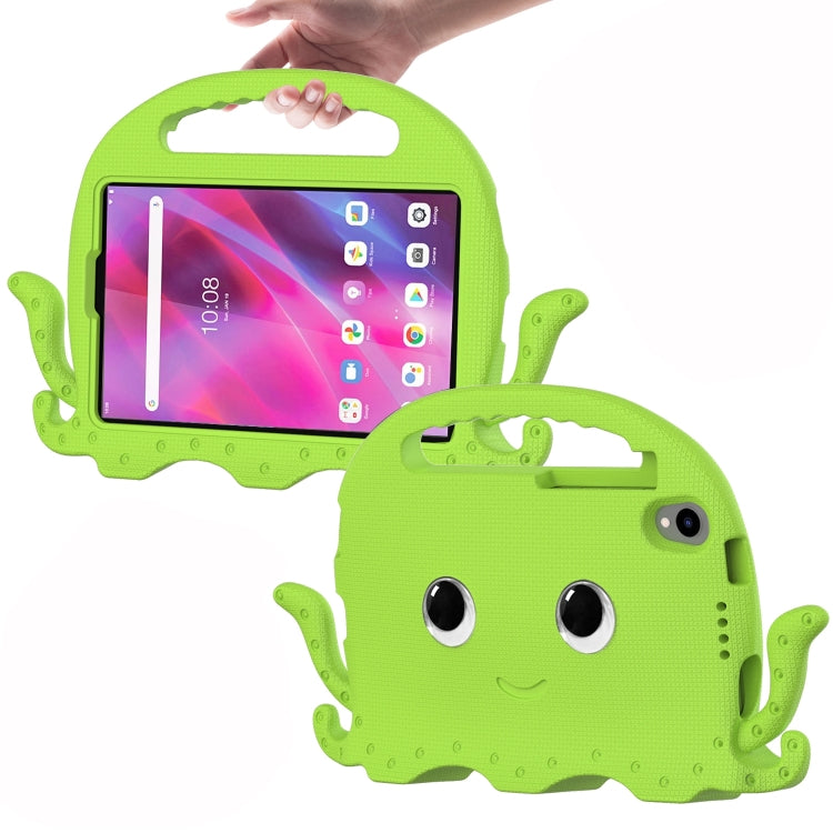 For Lenovo Tab M8 4th Gen Octopus Style EVA + PC Tablet Case with Strap(Grass Green)