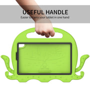 For Lenovo Tab M8 4th Gen Octopus Style EVA + PC Tablet Case with Strap(Grass Green)