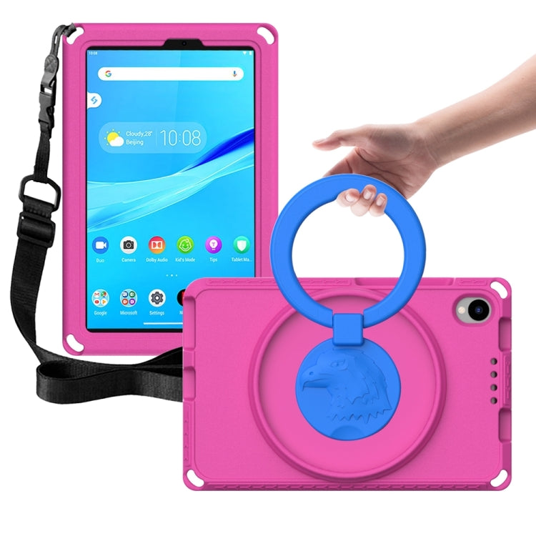 For Lenovo Tab M8 4th Gen EVA + PC Shockproof Tablet Case without Water-resistant Frame(Rose Red)