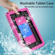For Lenovo Tab M8 4th Gen EVA + PC Shockproof Tablet Case without Water-resistant Frame(Rose Red)