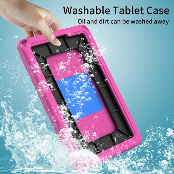 For Lenovo Tab M8 4th Gen EVA + PC Shockproof Tablet Case without Water-resistant Frame(Rose Red)