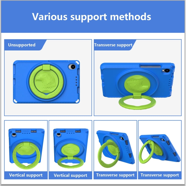 For Lenovo Tab M8 4th Gen EVA + PC Shockproof Tablet Case without Water-resistant Frame(Blue)