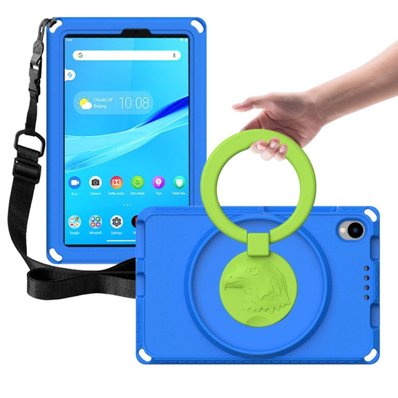 For Lenovo Tab M8 4th Gen EVA + PC Shockproof Tablet Case without Water-resistant Frame(Blue)
