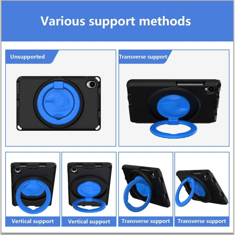 For Lenovo Tab M8 4th Gen EVA + PC Shockproof Tablet Case without Water-resistant Frame(Black)