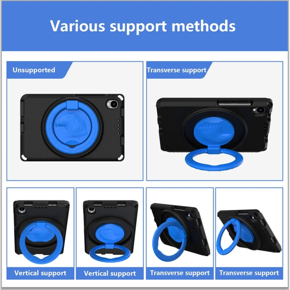 For Lenovo Tab M8 4th Gen EVA + PC Shockproof Tablet Case without Water-resistant Frame(Black)