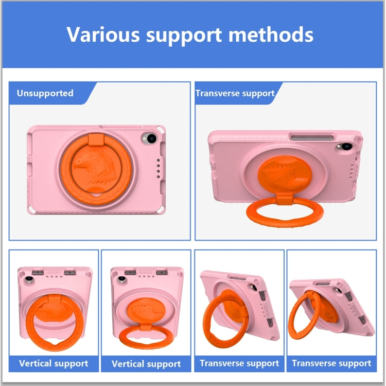 For Lenovo Tab M8 4th Gen EVA + PC Shockproof Tablet Case without Water-resistant Frame(Pink)
