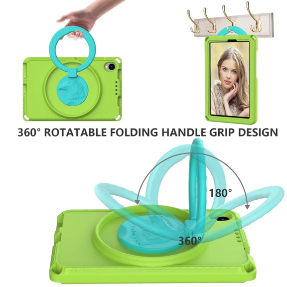 For Lenovo Tab M8 4th Gen EVA + PC Shockproof Tablet Case without Water-resistant Frame(Grass Green)
