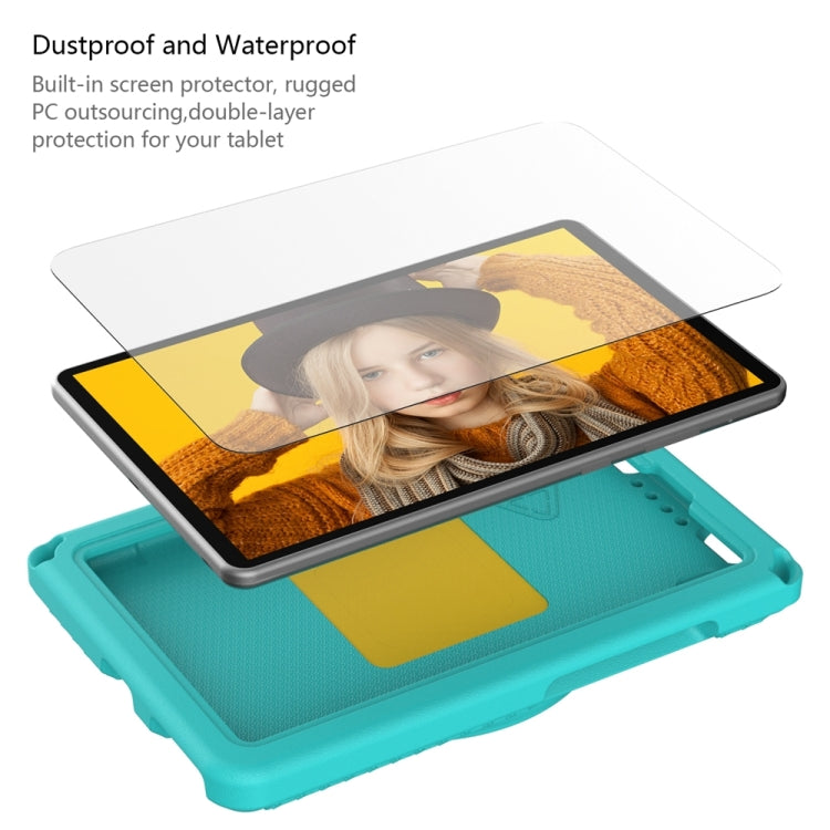 For Lenovo Tab M8 4th Gen EVA + PC Shockproof Tablet Case without Water-resistant Frame(Glacier Green)
