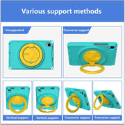For Lenovo Tab M8 4th Gen EVA + PC Shockproof Tablet Case without Water-resistant Frame(Glacier Green)