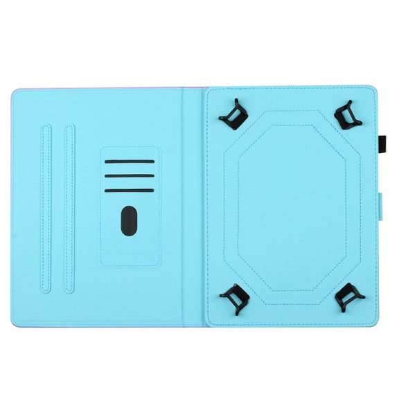 For 10 inch Coloured Drawing Stitching Leather Tablet Case(Rabbit)
