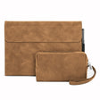 For Microsoft Surface Pro 8 Sheepskin All-Inclusive Shockproof Protective Case with Power Bag(Brown) - Others by PMC TechLife | Online Shopping South Africa | PMC TechLife | Buy Now Pay Later Mobicred