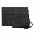 For Microsoft Surface Pro 8 Sheepskin All-Inclusive Shockproof Protective Case with Power Bag(Black) - Others by PMC TechLife | Online Shopping South Africa | PMC TechLife | Buy Now Pay Later Mobicred