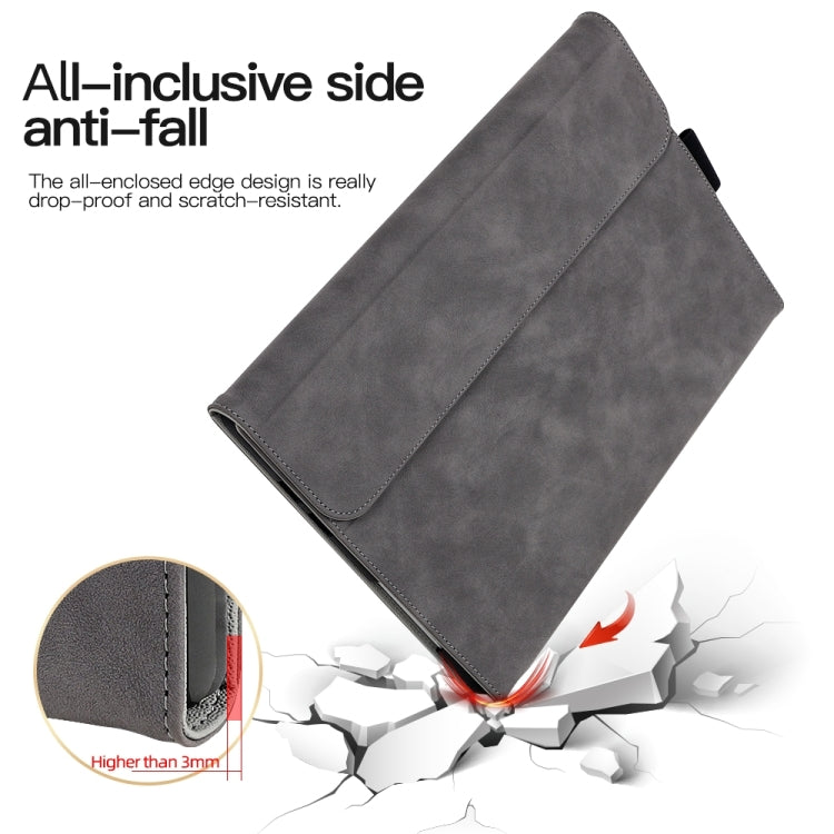 For Microsoft Surface Go 3 / 2 / 1 Sheepskin All-Inclusive Shockproof Protective Case(Grey)