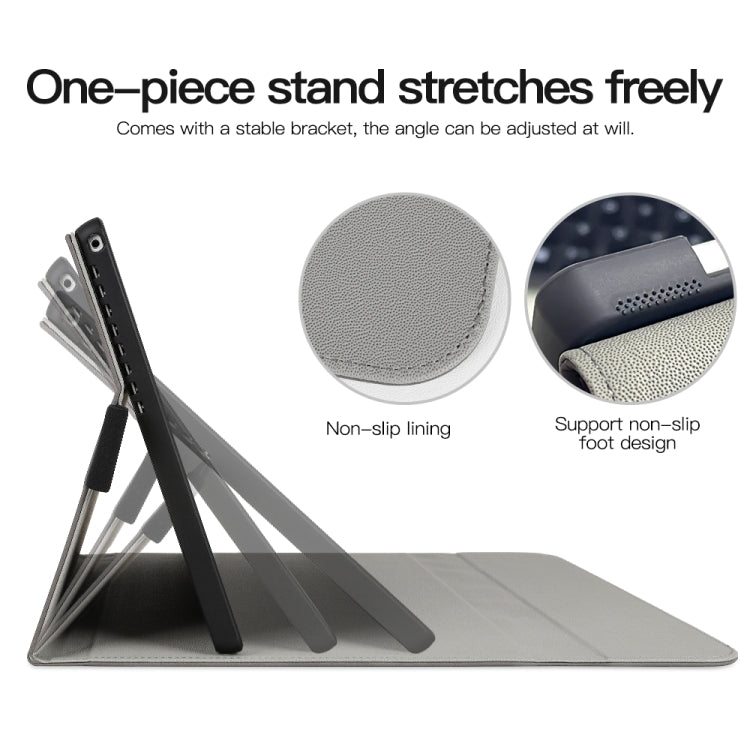 For Microsoft Surface Pro X Sheepskin All-Inclusive Shockproof Protective Case(Grey)