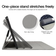 For Microsoft Surface Pro X Sheepskin All-Inclusive Shockproof Protective Case(Grey)