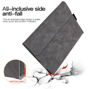 For Microsoft Surface Pro X Sheepskin All-Inclusive Shockproof Protective Case(Grey)