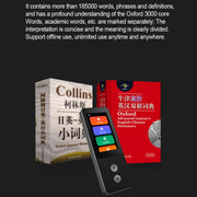 T9 Pro Smart and Precise Translator Supports 134 Languages with Offline Translation/Photo Translation(Black)