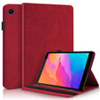 For Huawei Matepad SE 10.4 2022 Life Tree Embossed Flip Leather Tablet Case(Red) - Huawei by PMC TechLife | Online Shopping South Africa | PMC TechLife | Buy Now Pay Later Mobicred