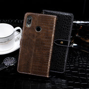 For BQ BQ-6040L Magic idewei Crocodile Texture Horizontal Flip Leather Case with Holder & Card Slots & Wallet(Dark Blue)