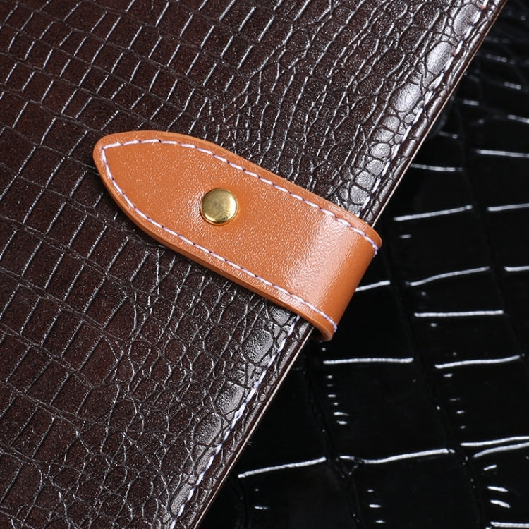 For Sharp Rouvo V idewei Crocodile Texture Leather Phone Case(Black)