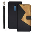 For Sharp Rouvo V idewei Two-color Splicing Leather Phone Case(Black) - More Brand by idewei | Online Shopping South Africa | PMC TechLife | Buy Now Pay Later Mobicred