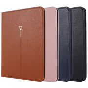 For iPad 2025 / 2022 GEBEI Silk Texture Flip Tablet Leather Case(Black)