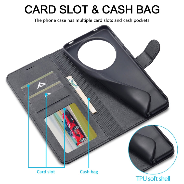 For Xiaomi Redmi A3 LC.IMEEKE Calf Texture Leather Phone Case(Black)