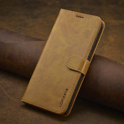 For Xiaomi Redmi A3 LC.IMEEKE Calf Texture Leather Phone Case(Brown)