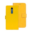 For Sharp Rouvo V idewei Crazy Horse Texture Leather Phone Case with Holder(Yellow) - Leather Bag by idewei | Online Shopping South Africa | PMC TechLife | Buy Now Pay Later Mobicred