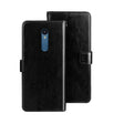 For Sharp Rouvo V idewei Crazy Horse Texture Leather Phone Case with Holder(Black) - Leather Bag by idewei | Online Shopping South Africa | PMC TechLife | Buy Now Pay Later Mobicred
