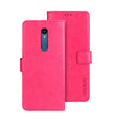 For Sharp Rouvo V idewei Crazy Horse Texture Leather Phone Case with Holder(Rose Red) - Leather Bag by idewei | Online Shopping South Africa | PMC TechLife | Buy Now Pay Later Mobicred
