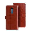 For Sharp Rouvo V idewei Crazy Horse Texture Leather Phone Case with Holder(Brown) - Leather Bag by idewei | Online Shopping South Africa | PMC TechLife | Buy Now Pay Later Mobicred
