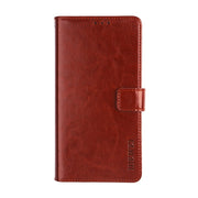 For Sharp Rouvo V idewei Crazy Horse Texture Leather Phone Case with Holder(Brown)