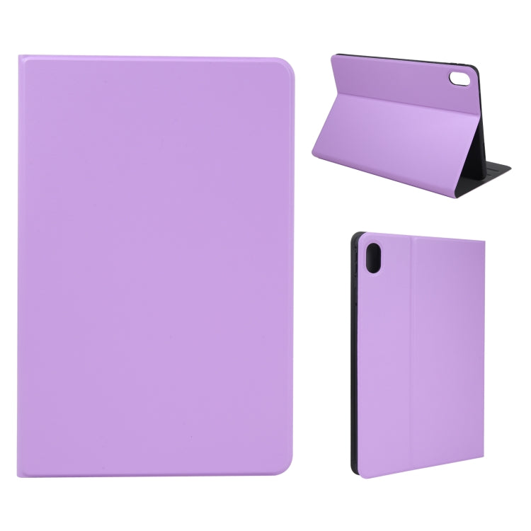 For Huawei MatePad 11 2023 Voltage Elastic Texture Flip Leather Tablet Case(Purple)