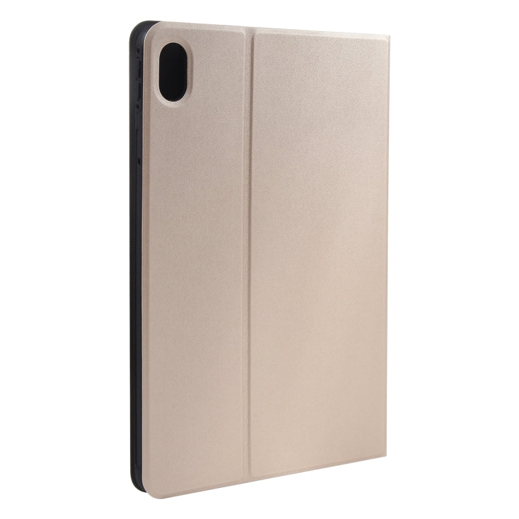 For Huawei MatePad 11 2023 Voltage Elastic Texture Flip Leather Tablet Case(Gold)