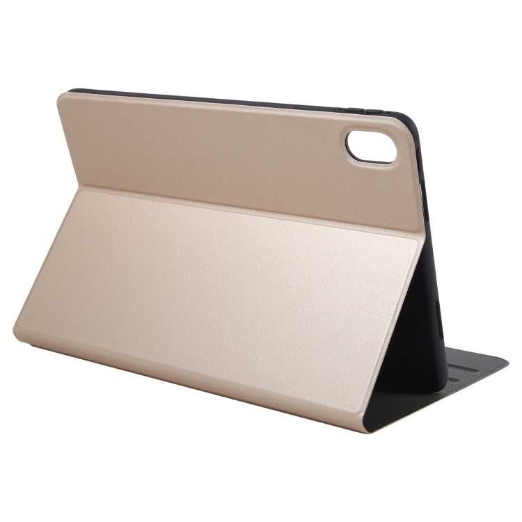 For Huawei MatePad 11 2023 Voltage Elastic Texture Flip Leather Tablet Case(Gold)