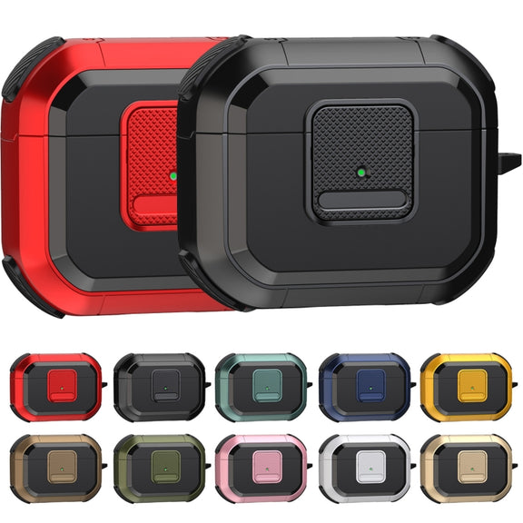For AirPods Pro Wireless Earphones Protective Case(Gold)
