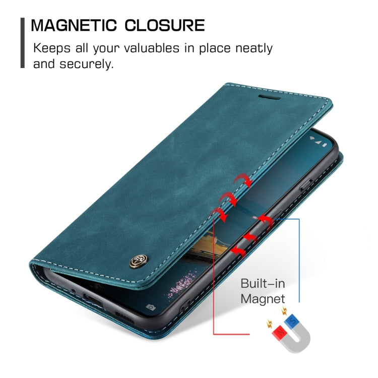 For OnePlus 11 CaseMe 013 Multifunctional Horizontal Flip Leather Phone Case(Blue)