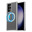 For Samsung Galaxy S22 Ultra 5G MagSafe Magnetic PC Phone Case(Silver) - Galaxy S22 Ultra 5G Cases by PMC TechLife | Online Shopping South Africa | PMC TechLife
