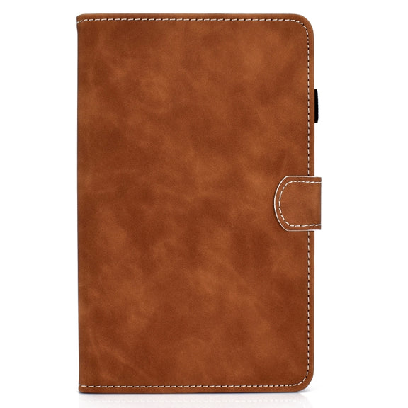 For Huawei MatePad 10.4 2022 Cowhide Texture Leather Tablet Case(Brown)