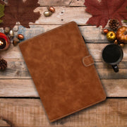 For Huawei MatePad 10.4 2022 Cowhide Texture Leather Tablet Case(Brown)