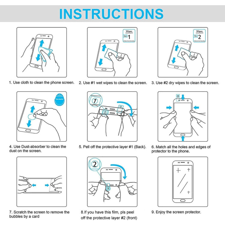 For Blackview Tab 5 9H 2.5D Explosion-proof Tempered Tablet Glass Film