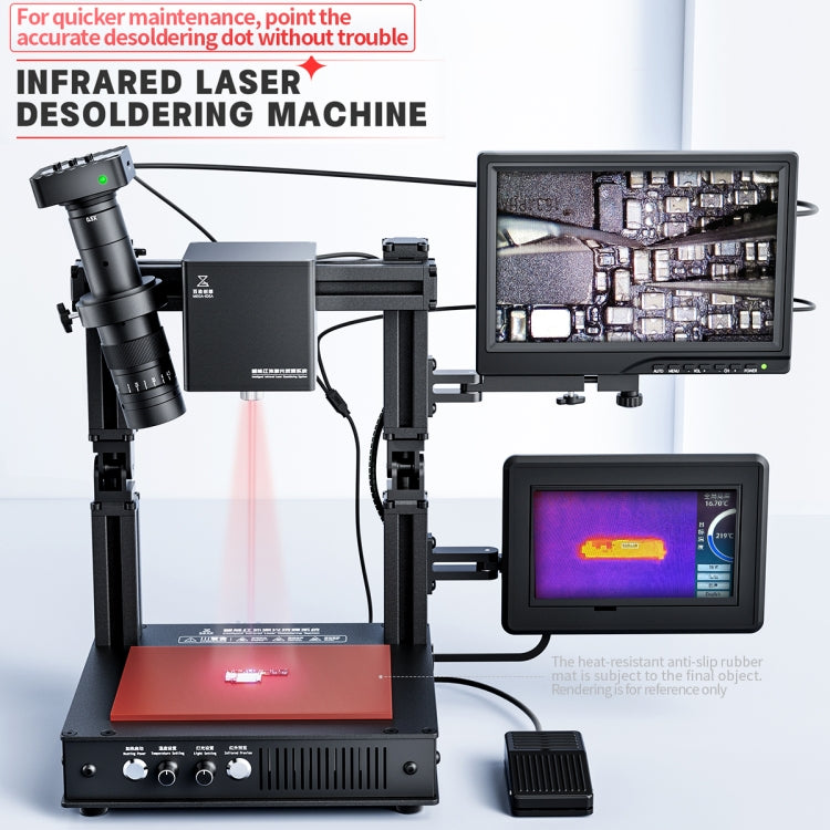 Mega-idea Intelligent Infrared Laser Desoldering Machine, Model:Without Microscope Set(EU Plug)