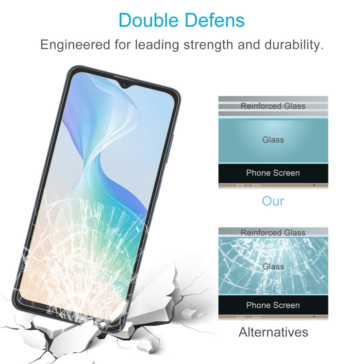 For Blackview Oscal C30 Pro 50pcs 0.26mm 9H 2.5D Tempered Glass Film
