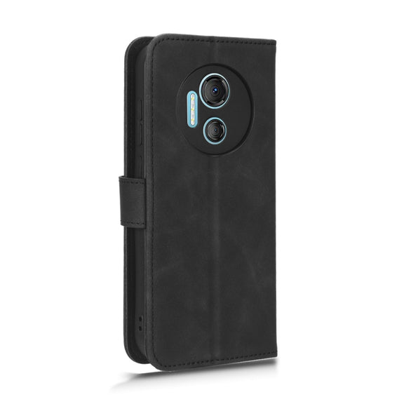 For Doogee X97 / X97 Pro Skin Feel Magnetic Flip Leather Phone Case(Black)
