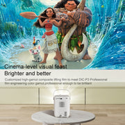 A007 Portable 1280 x 720 HD 113 ANSI Smart LED Projector, Plug:AU Plug(Black)