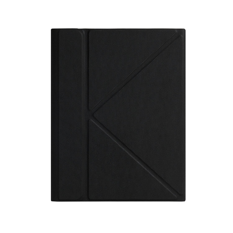 For iPad 2025 / 2022 B10 Triangle Holder Tablet Bluetooth Keyboard Leather Case(Black)