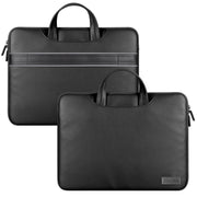 Water-resistant PU Laptop Bag Inner Bag with Power Pack, Size:13 / 14 inch(Black)